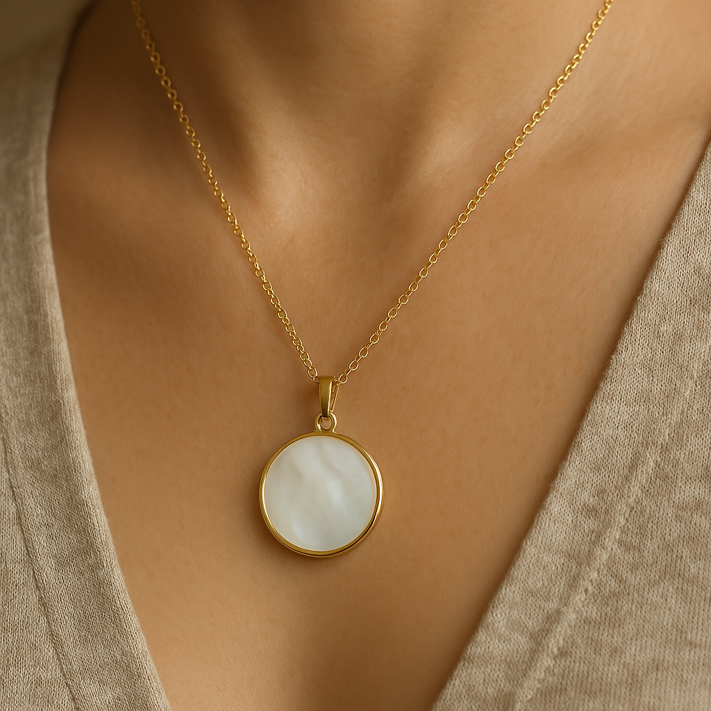 mother of pearl necklace