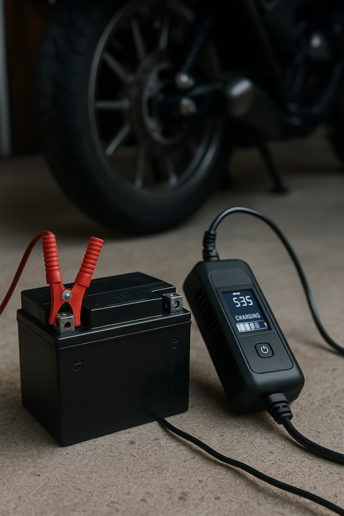 how long does it take to charge motorycle battery